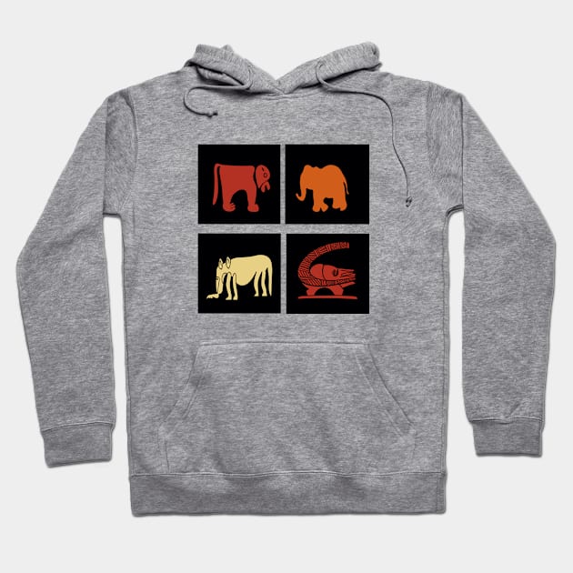 African art patterns Hoodie by omitay